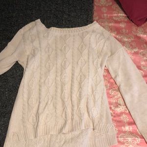 cream long sleeve sweater